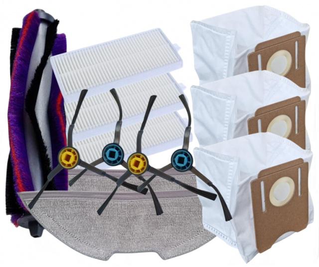 Fotografie HEPA filtry, kartáče, mopy a sáčky k vysavači ETA Aurum PRO 13ks sada