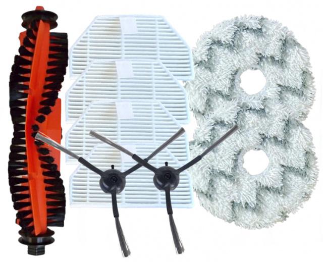 Fotografie Kartáče, HEPA filtry a mopy pro ROIDMI EVA 2023 9ks sada