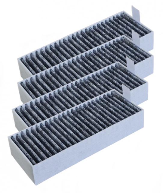 Fotografie Filtry pro indukce BOSCH uhlíkové - náhrada HEZ9VRUD0, 17007113 4ks