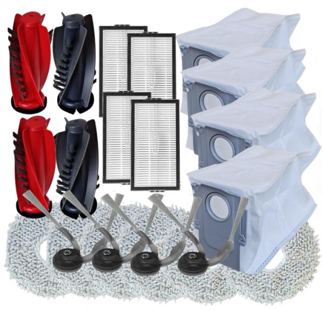 Fotografie Kartáče, mopy, HEPA filtry, sáčky pro ROBOROCK Qrevo Curv 2 ProX sada 20ks