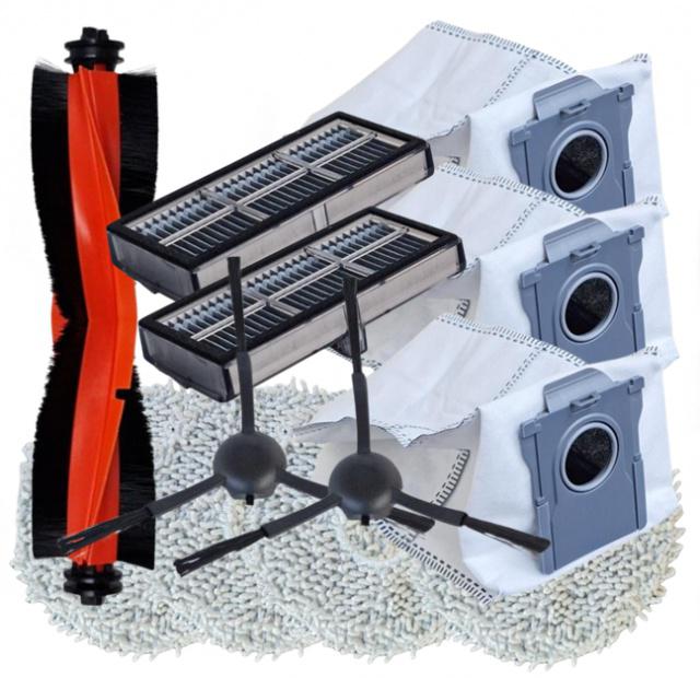 12ks Sada Kartáče, HEPA filtry, mopy a sáčky pro DREAME L10s Pro Ultra Heat, X30, Mova E30