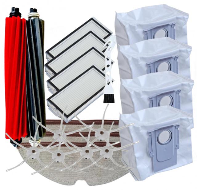 Fotografie HEPA filtry, mopy, kartáče a sáčky do vysavače XIAOMI Roborock Q5 Pro (+) 20ks