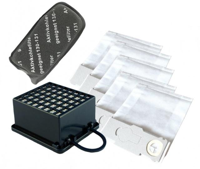 HEPA filtr a filtr pro VORWERK Kobold VK 130, VK 131 a sáčky 5ks