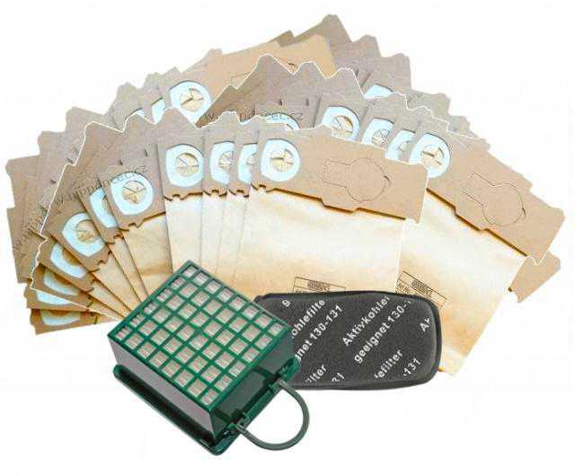 HEPA filtr a filtr pro VORWERK Kobold VK130, VK131 a sáčky 20ks