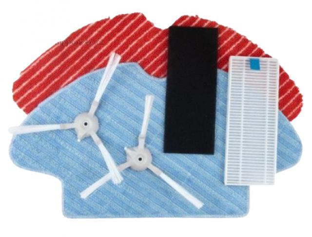 Fotografie Rowenta ZR762000 Filtry a kartáče pro ROWENTA Explorer S75 RR7675 a mopy, sada 6ks