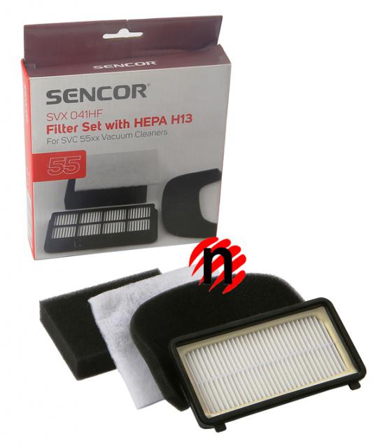 Filtry Sencor SVX 041HF pro SENCOR SVC 5500WH