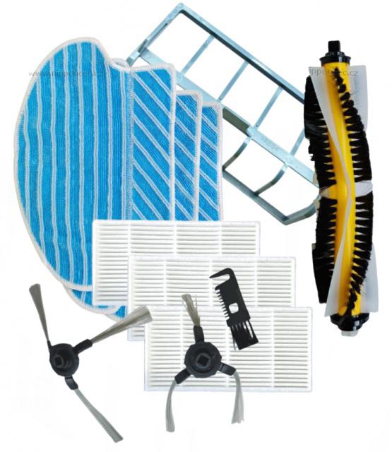 Originální sada SRX 2040: kartáče, HEPA filtr, mopy pro SENCOR SRV 4000GD