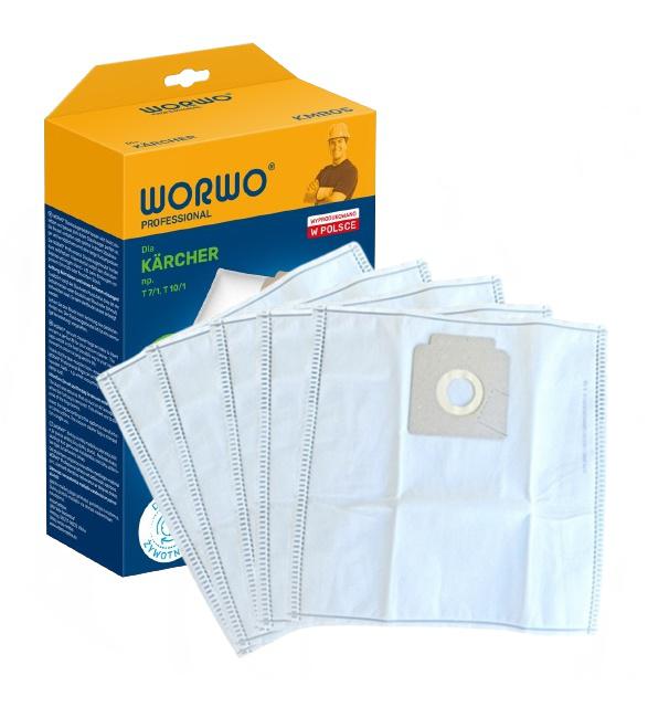 Fotografie Sáčky do vysavače KARCHER 6.904-119.0 kompatibilní z mikrovlákna, 5ks