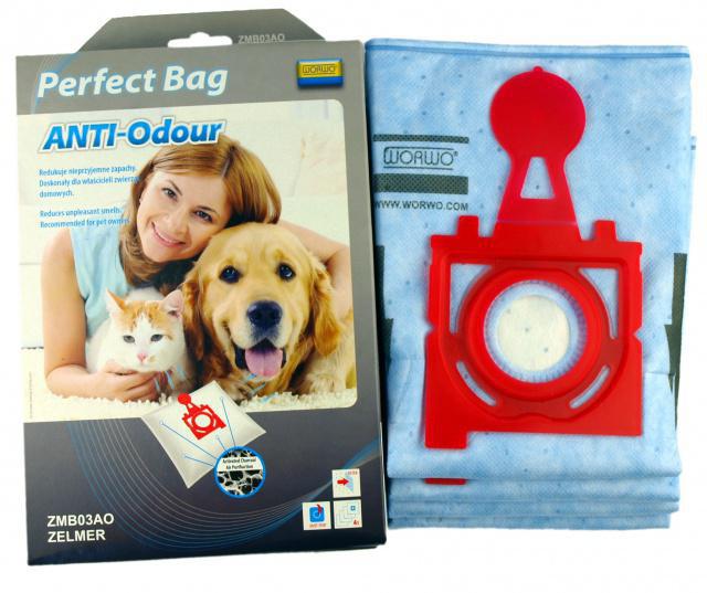 Sáčky Anti-Odour pro ZELMER Jupiter, Magnat, Maxim, Solaris a Twix 4ks