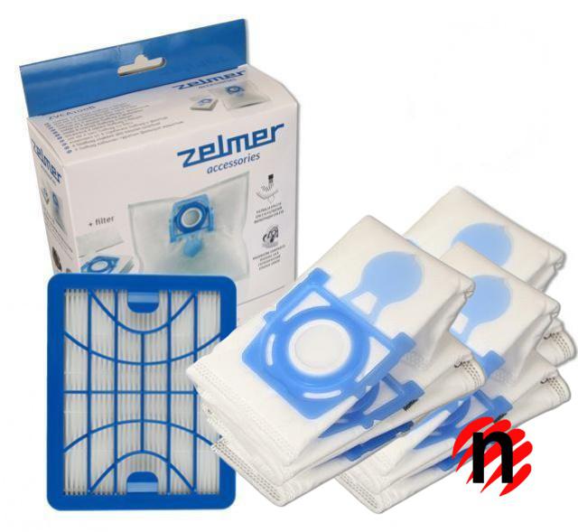 Originální sáčky ZELMER Saf-Bag 49.4000/ZVCA100B (+HEPA filtr) 12ks
