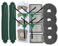 18ks HEPA filtry, karte, mopy a sky pro iRobot Roomba Plus 405/505 Combo sada