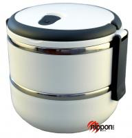 Dvoukomorový Lunch Box - přepravka na jídlo 1,4 litru - Eldom TM 140 bílý
