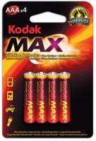 Alkalická baterie KODAK Max Alkaline AAA/R03 4ks