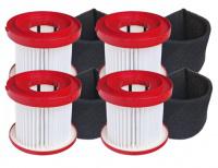 Filtr pro MILWAUKEE M18 VC2, M18 FPOVCL, M12 FVCL, 4ks