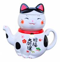 Japonsk ajov konvika a lek Maneki Neko