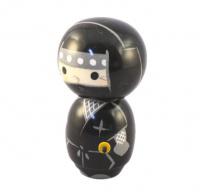 Japonsk panenka Kokeshi Ninja Black 12 cm