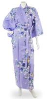 Japonsk dmsk kimono Yukata se vzorem Magnoli dlouh