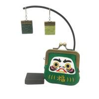 Japonsk nunice Midori s pouzdrem Daruma, zelen