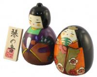 Japonsk panenky Kokeshi Kototone Manelsk pr 12 cm