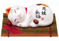 Japonsk drk na jdeln hlky Maneki Neko 2 5x2,5 cm s podlokou