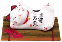 Japonsk drk na jdeln hlky Maneki Neko 5x2,5 cm s podlokou