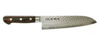 Japonsk n KANETSUNE SANTOKU Damascus 185 mm 