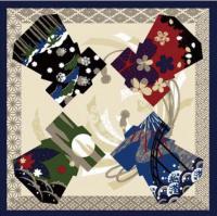 Japonsk tek Furoshiki 50 x 50 cm Kimono
