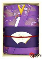 Japonsk tek Furoshiki 70 x 70 Kimono Murasaki