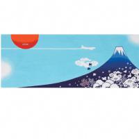 Japonsk tek Tenugui Fujisan 33 x 90 cm