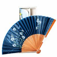 Japonský vějíř Maisendo Blue Flower