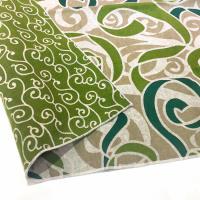Japonský šátek Furoshiki Karakusa Green, 50 x 50 cm