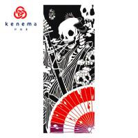 Japonský šátek Tenugui Skeleton, 90 cm x 33 cm