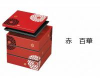 Japonský bento box Momoka velký, 3 x 1300 ml