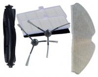Kartáče, HEPA filtry pro LENOVO T1 Pro, T1 Pro, Proscenic M7 Pro, Kyvol a mop, sada 6ks