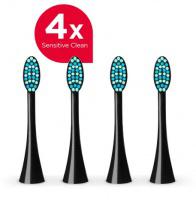 Nhradn hlavice Sensitive Clean ZK0073 pro zubn kartky Concept PERFECT SMILE ZK701x, 4 ks, ern