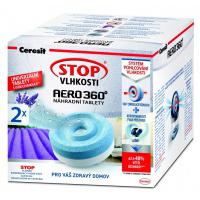 Ceresit STOP VLHKOSTI AERO 360 nhradn tablety 2v1, levandulov zahrada, 2x450g