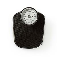 Analogová osobní váha v retro designu Nedis PESC110ABK max. 160 kg