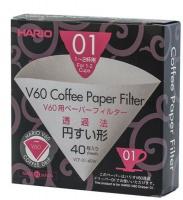 Paprov filtry Hario pro V60-01, 40 ks