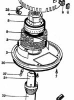 Tsnn mezi motorem a sbrnou ndobou Electrolux Z716, Z718, Z720