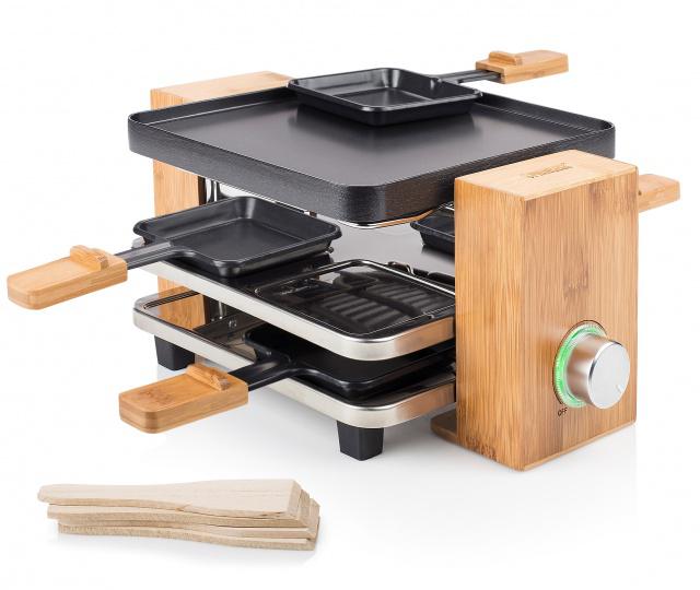 Princess Raclette gril Princess 16 2900 Pure 4 Bamboo, 23 cm x 21 cm