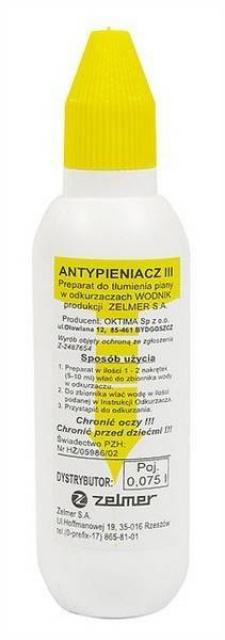 Neutralizátor pěny pro vysavače Zelmer Vodník, Aquos, Aquawelt, Rowenta a další, 75 ml koncentrát Zelmer