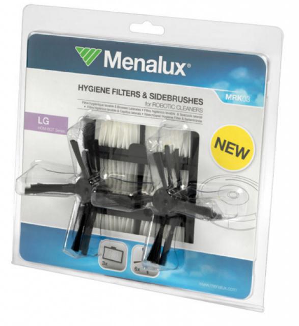 Menalux Motorový filtr 3ks a 6x metličky pro LG HOM-BOT Menalux MRK03