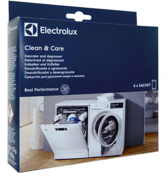 Odvápňovací a čisticí prostředek pro pračky a myčky Clean Care Box ELECTROLUX - 6 sáčků Electrolux