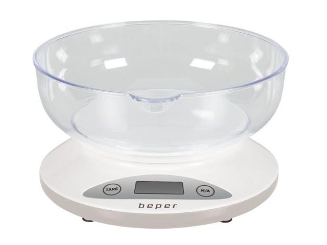 Fotografie BEPER BP802 kuchyňská digitální váha s miskou, 5kg
