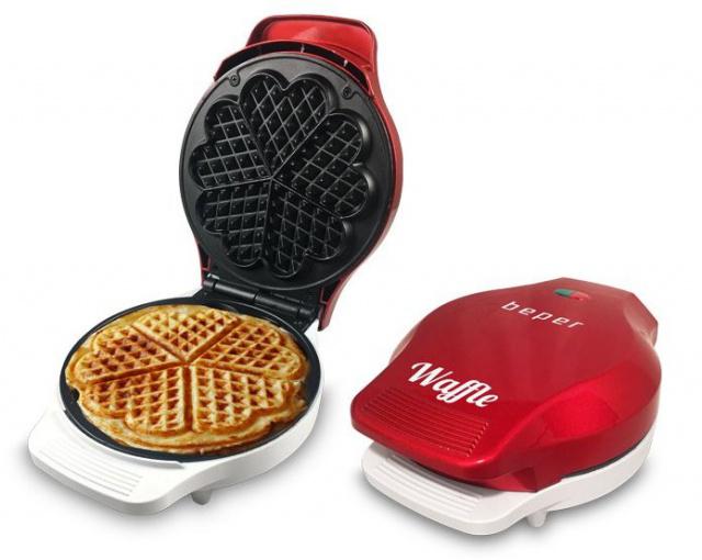 Vaflovač BEPER Waffle 5 srdíček