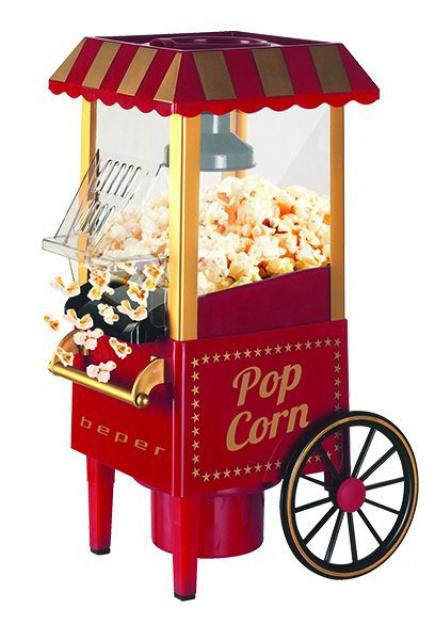 Fotografie Retro popkornovač BEPER BT651-Y Pop Corn 50th