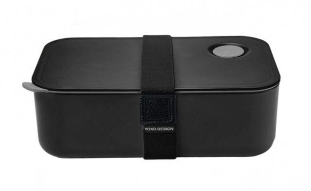 Fotografie Box na jídlo Bento Yoko Design 1 litr, černý