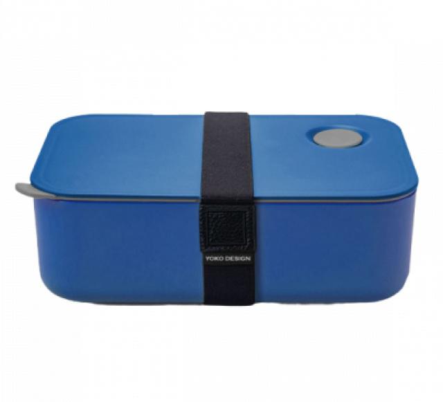 Fotografie Box na jídlo Bento Yoko Design 1 litr, modrý