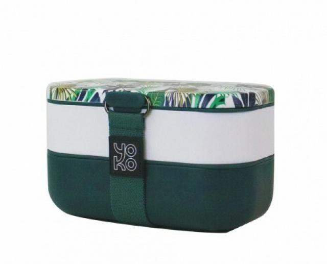 Box na jídlo Bento Yoko Design Equador, dvoupatrový, 1,2 litru