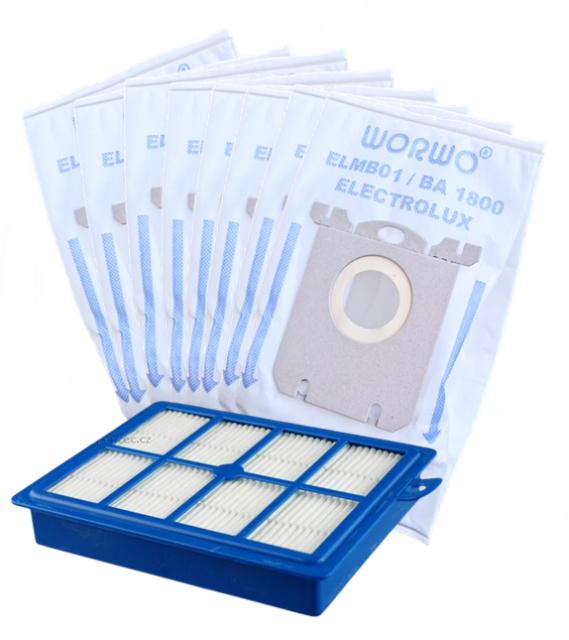 HEPA Filtr k vysavači PHILIPS - Specialist Hygiene FC 9104, sáčky 1+8ks Worwo Worwo